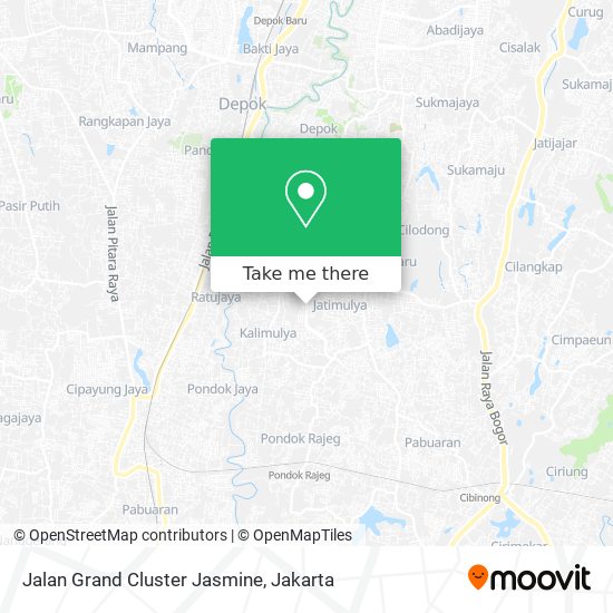 Jalan Grand Cluster Jasmine map