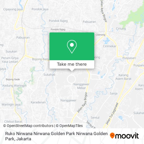 Ruko Nirwana Nirwana Golden Park Nirwana Golden Park map