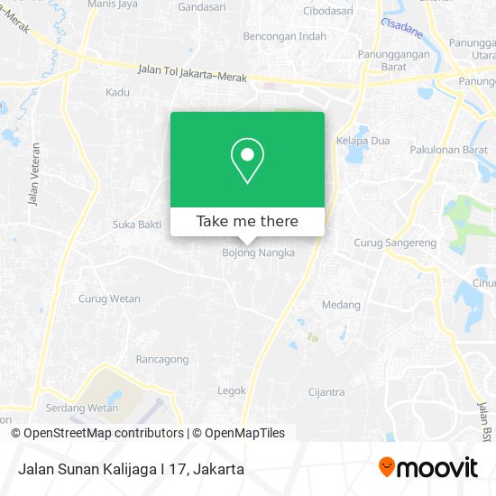 Jalan Sunan Kalijaga I 17 map