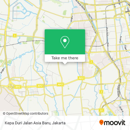 Kepa Duri Jalan Asia Baru map