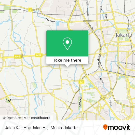 Jalan Kiai Haji Jalan Haji Muala map