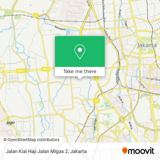 Jalan Kiai Haji Jalan Migas 2 map