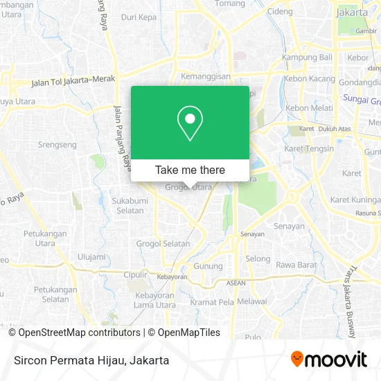 Sircon Permata Hijau map