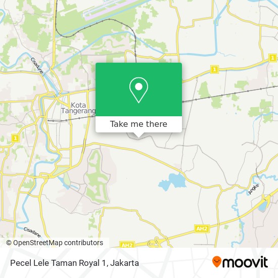 Pecel Lele Taman Royal 1 map