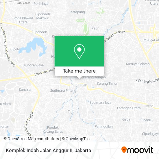 Komplek Indah Jalan Anggur II map