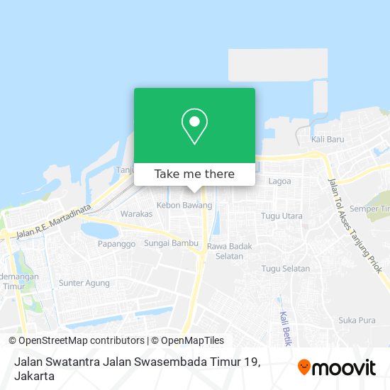 Jalan Swatantra Jalan Swasembada Timur 19 map