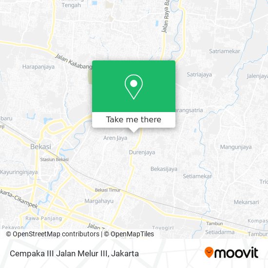 Cempaka III Jalan Melur III map