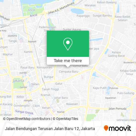 Jalan Bendungan Terusan Jalan Baru 12 map