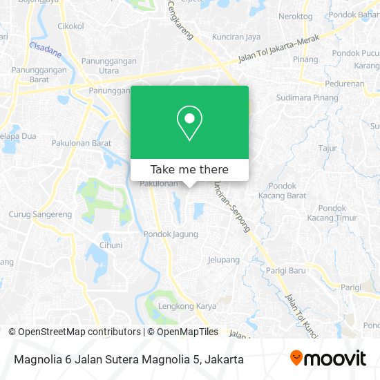 Magnolia 6 Jalan Sutera Magnolia 5 map