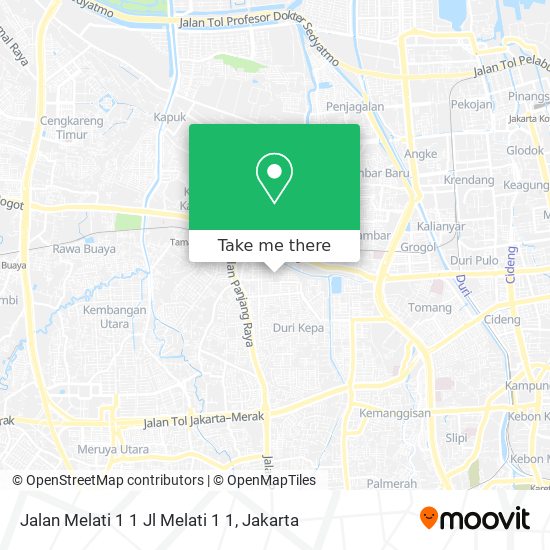 Jalan Melati 1 1 Jl Melati 1 1 map