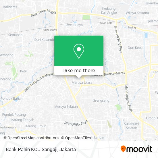 Bank Panin KCU Sangaji map