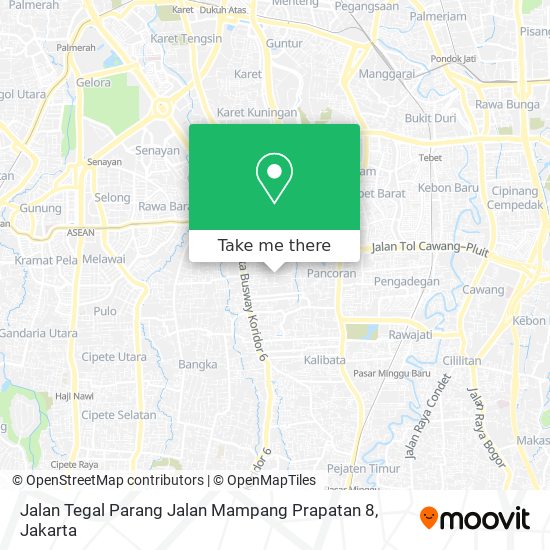 Jalan Tegal Parang Jalan Mampang Prapatan 8 map