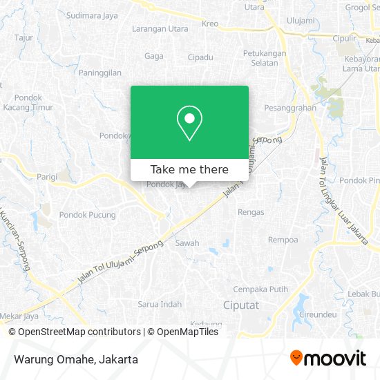 Warung Omahe map