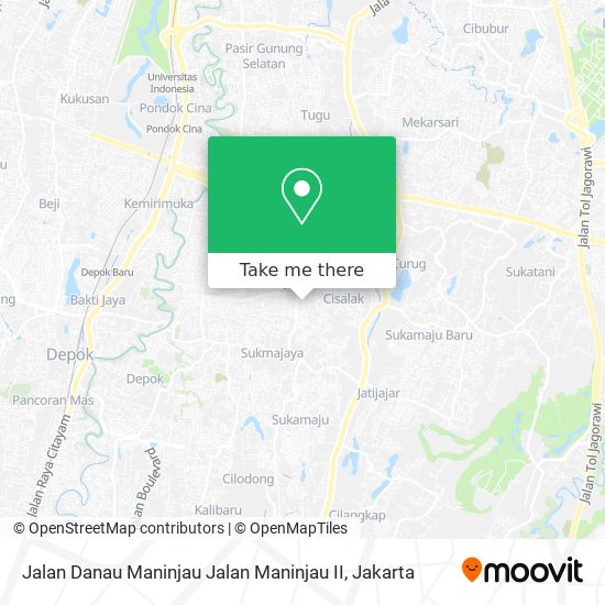 Jalan Danau Maninjau Jalan Maninjau II map