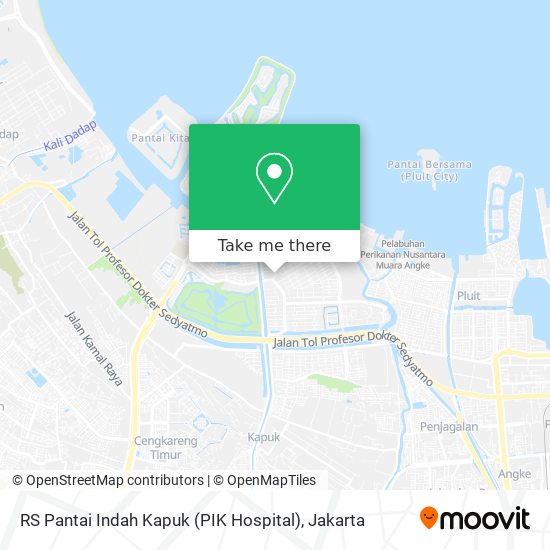 RS Pantai Indah Kapuk (PIK Hospital) map