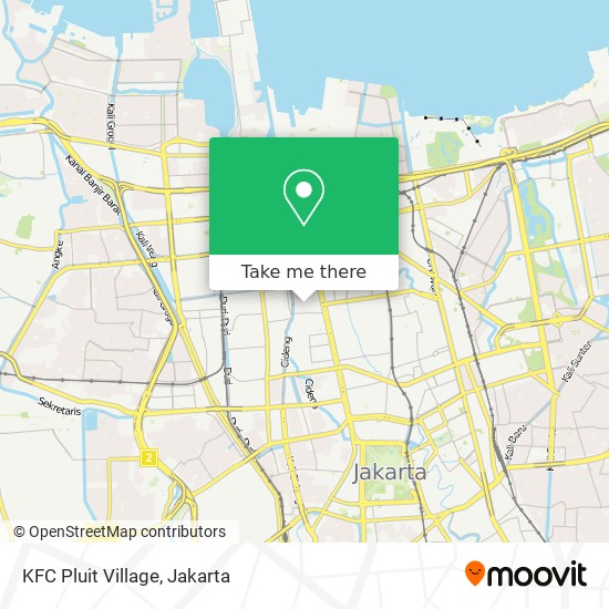 KFC Pluit Village map