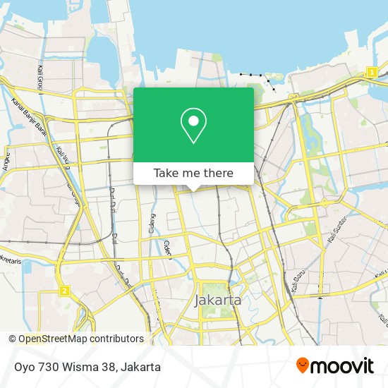 Oyo 730 Wisma 38 map