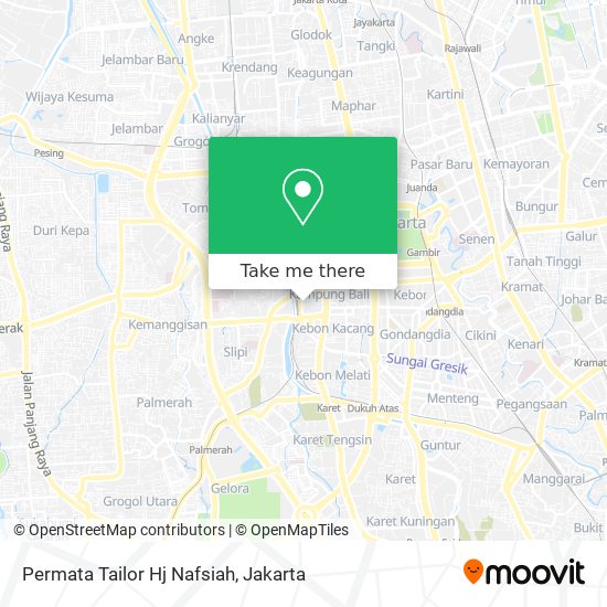 Permata Tailor Hj Nafsiah map