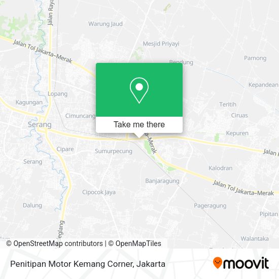 Penitipan Motor Kemang Corner map