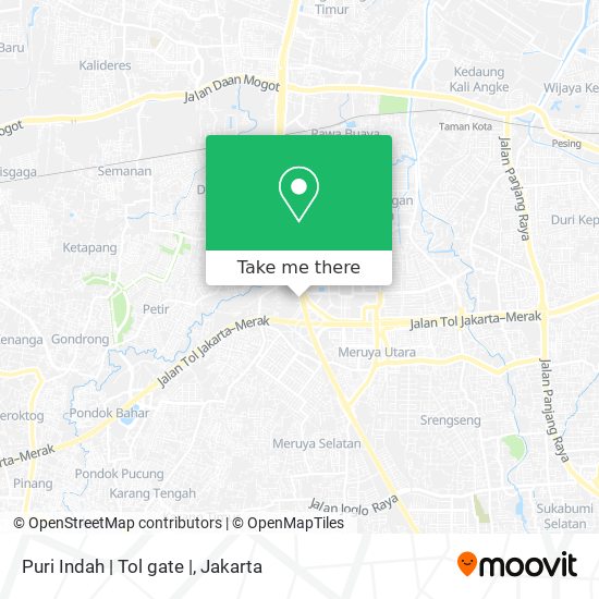 Puri Indah | Tol gate | map