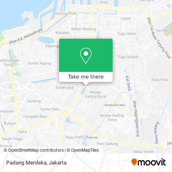 Padang Merdeka map