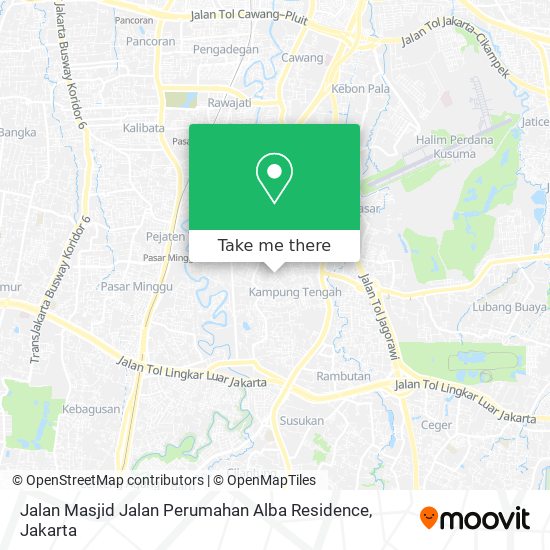 Jalan Masjid Jalan Perumahan Alba Residence map