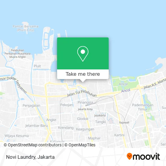 Novi Laundry map