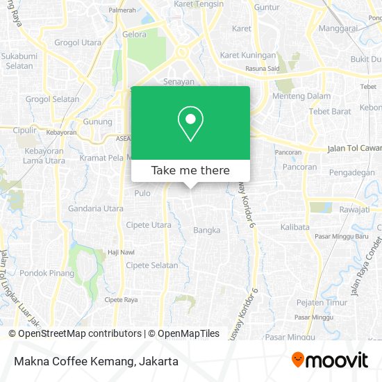 Makna Coffee Kemang map