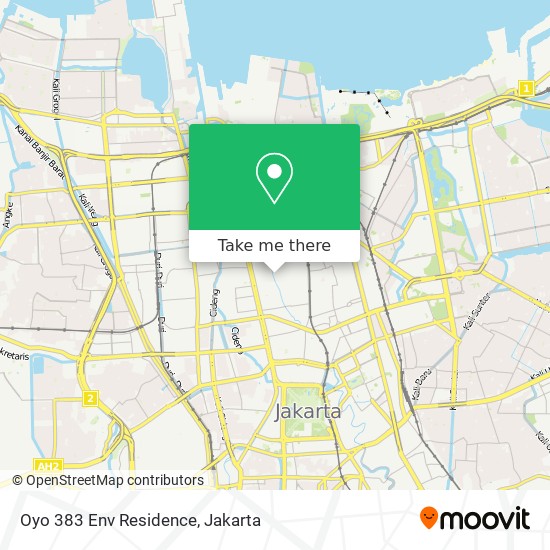Oyo 383 Env Residence map