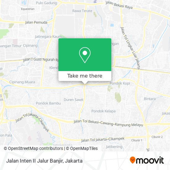 Jalan Inten II Jalur Banjir map