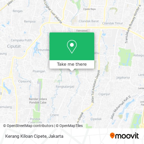 Kerang Kiloan Cipete map