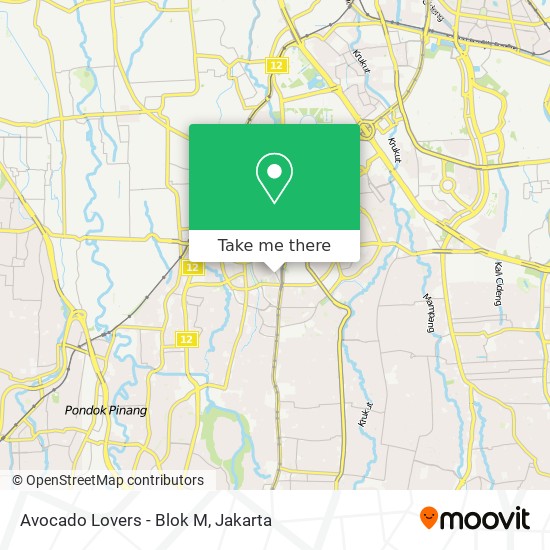 Avocado Lovers - Blok M map