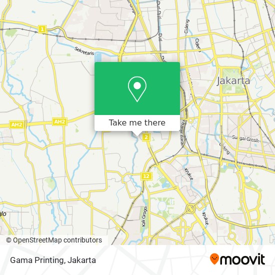 Gama Printing map