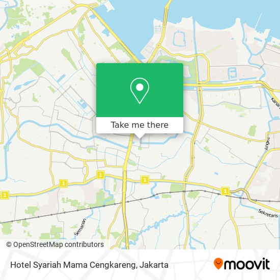 Hotel Syariah Mama Cengkareng map
