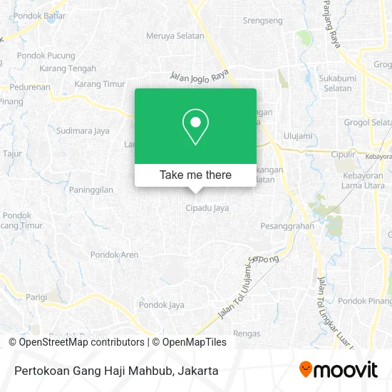 Pertokoan Gang Haji Mahbub map
