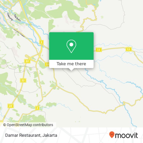 Damar Restaurant map