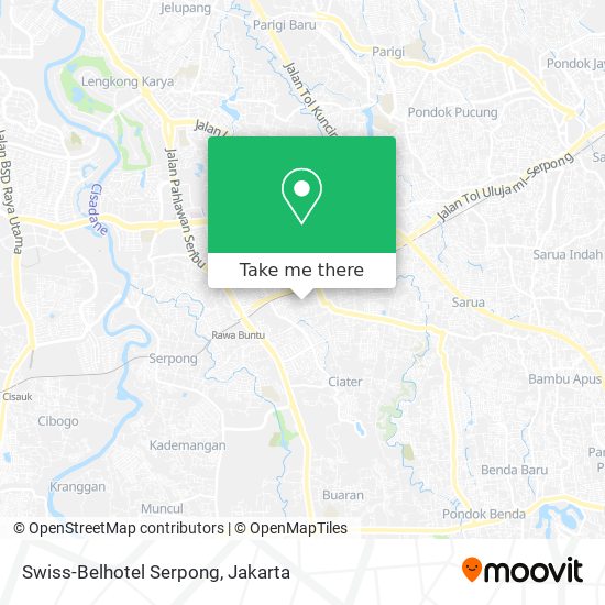 Swiss-Belhotel Serpong map