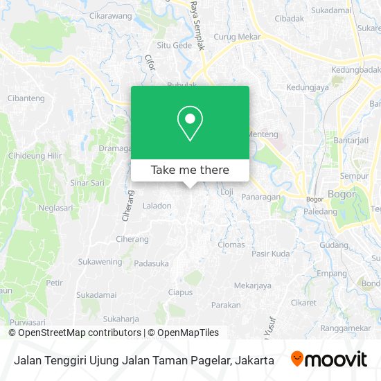 Jalan Tenggiri Ujung Jalan Taman Pagelar map