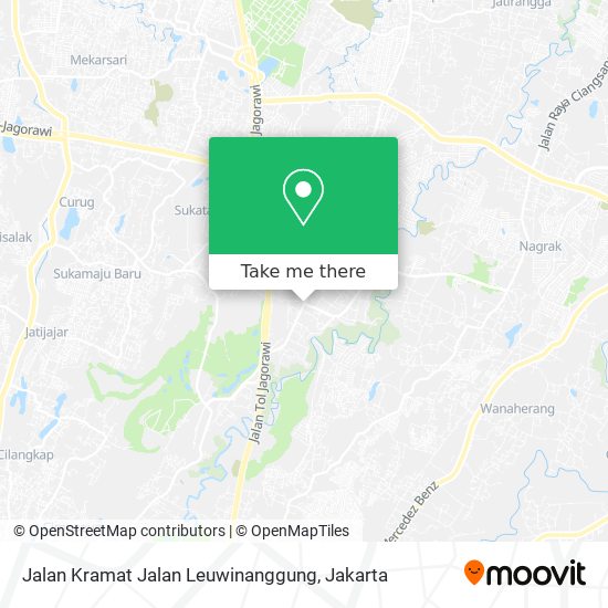 Jalan Kramat Jalan Leuwinanggung map