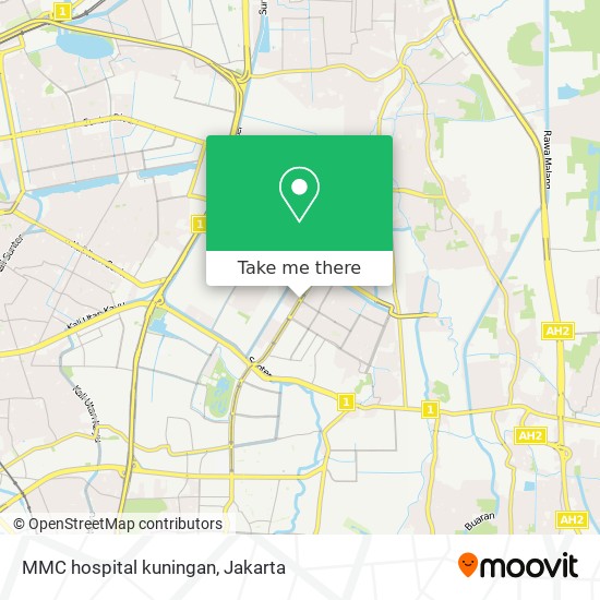 MMC hospital kuningan map