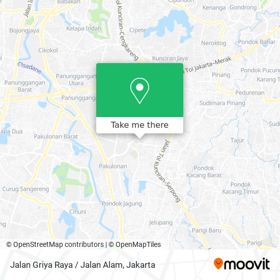 Jalan Griya Raya / Jalan Alam map