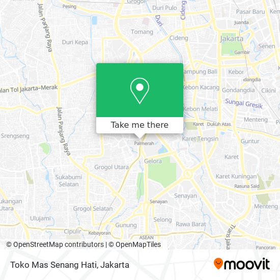 Toko Mas Senang Hati map