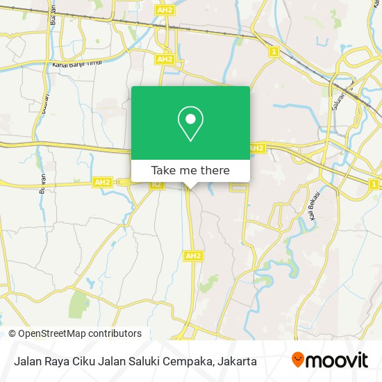 Jalan Raya Ciku Jalan Saluki Cempaka map