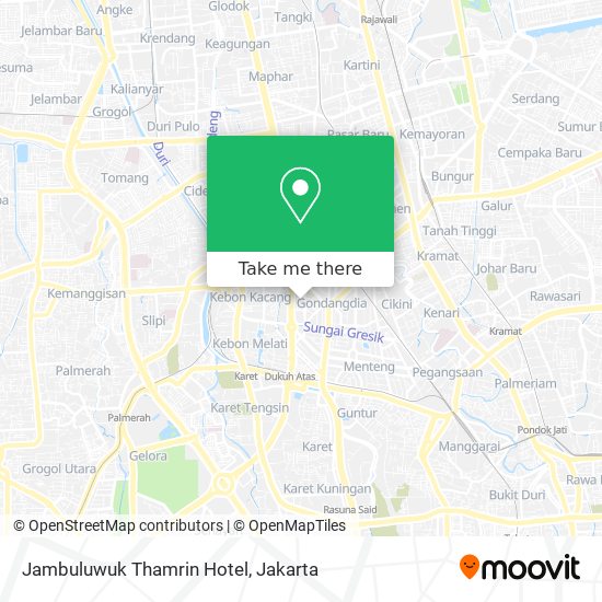 Jambuluwuk Thamrin Hotel map