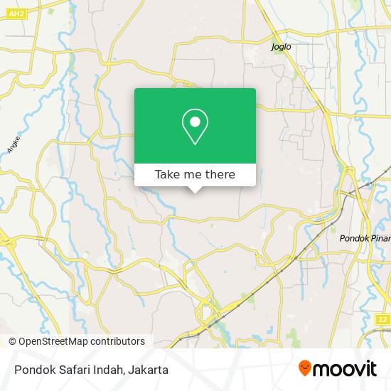 Pondok Safari Indah map