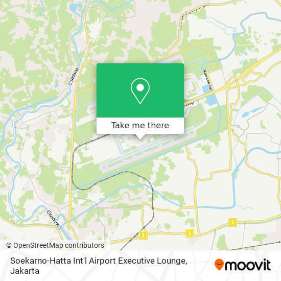 Soekarno-Hatta Int'l Airport Executive Lounge map