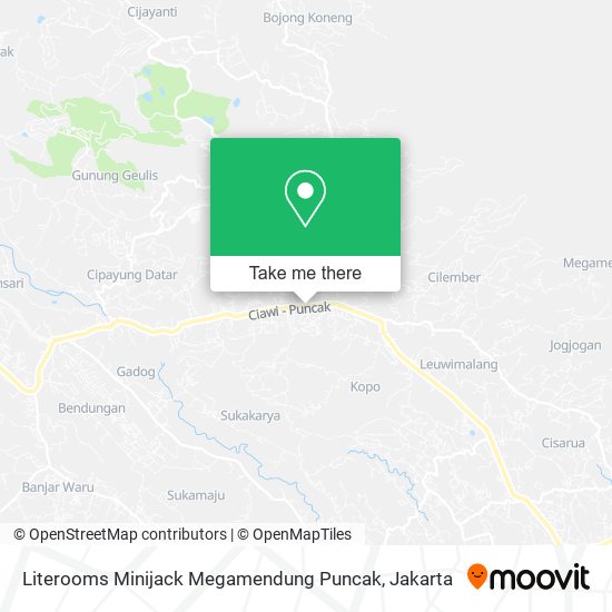 Literooms Minijack Megamendung Puncak map