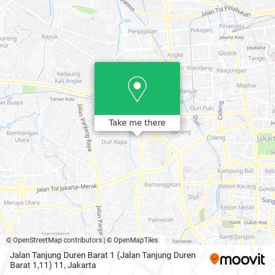 Jalan Tanjung Duren Barat 1 (Jalan Tanjung Duren Barat 1,11) 11 map