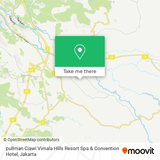 pullman Ciawi Vimala Hills Resort Spa & Convention Hotel map