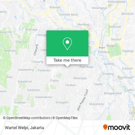 Wartel Welpi map